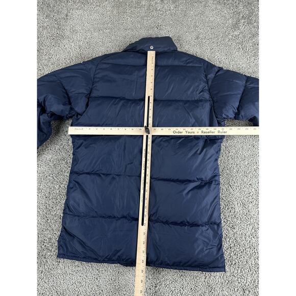 Vintage Woolrich Jacket Mens Small Blue Goose Down Puffer Coat Winter Nylon 90s - Picture 9 of 12